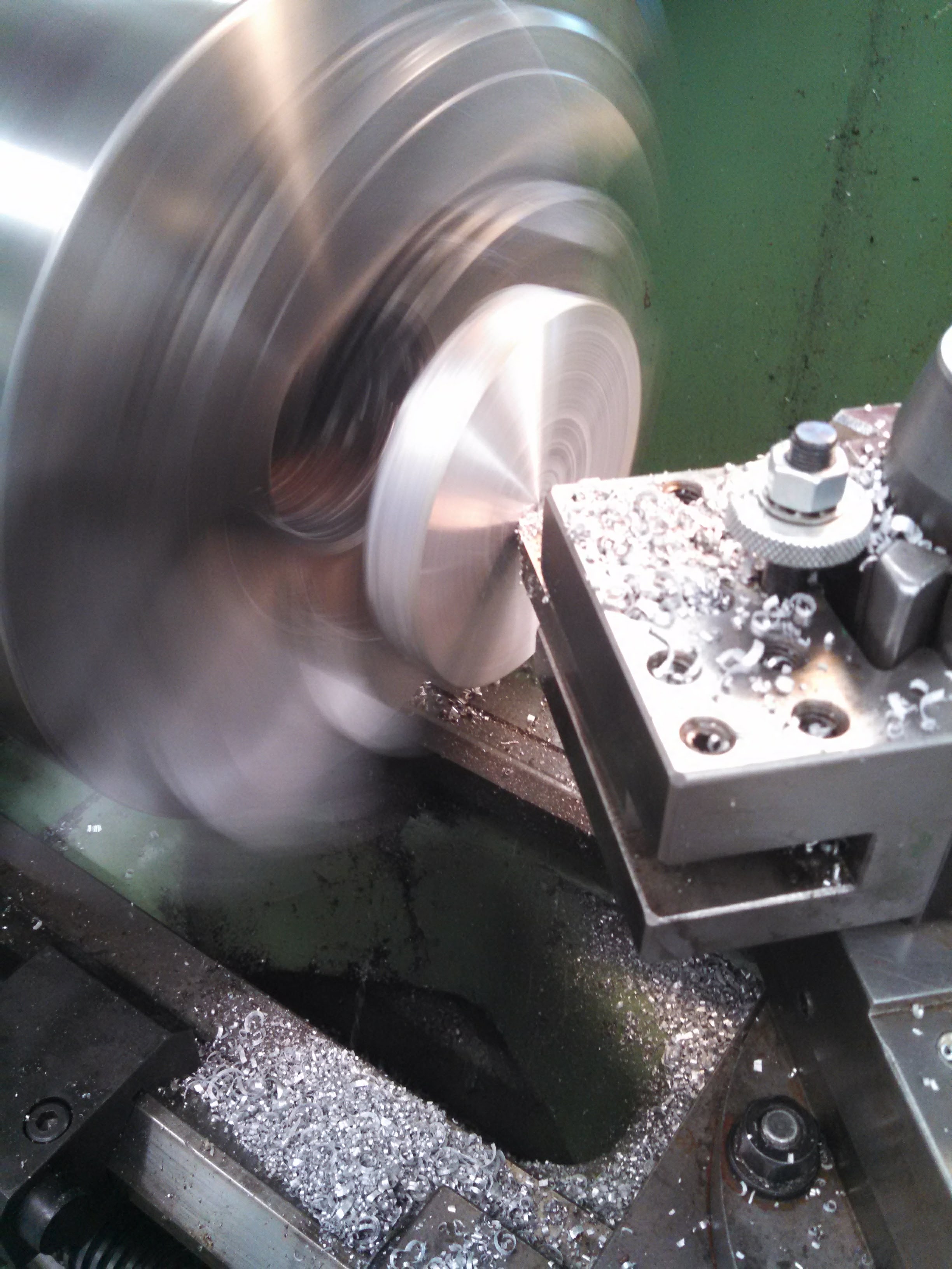 turning the casting